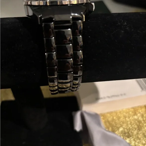 Aragon Green and Black Stainless Steel Watch with Sunburst Dial - Picture 2 of 2